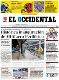 Portada de El Occidental (Mexique)