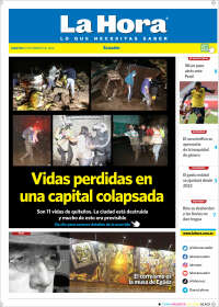 Portada de La Hora - Ecuador (Ecuador)