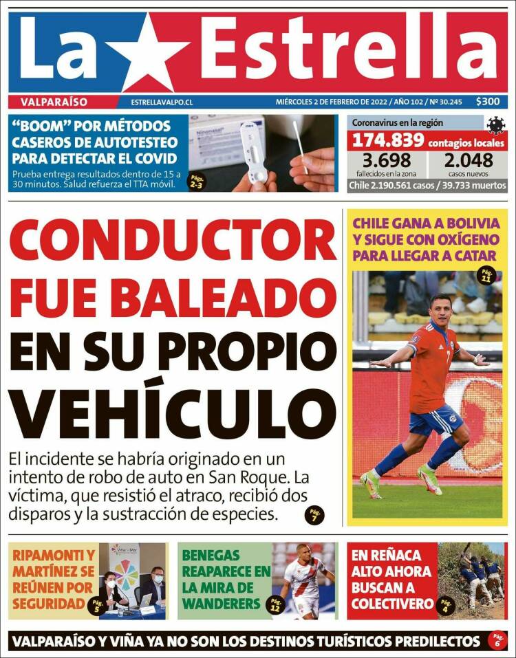 Portada de Estrella de Valparaiso (Chile)