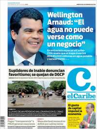 Portada de El Caribe (R. Dominicana)