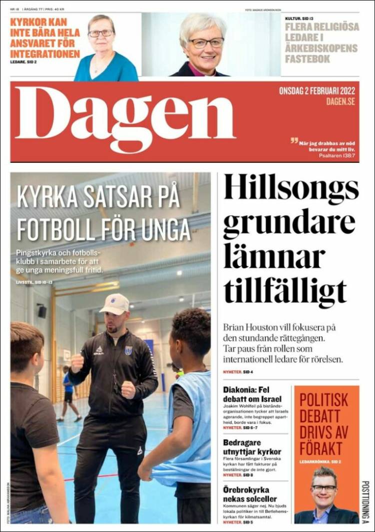 Portada de Dagen (Suecia)