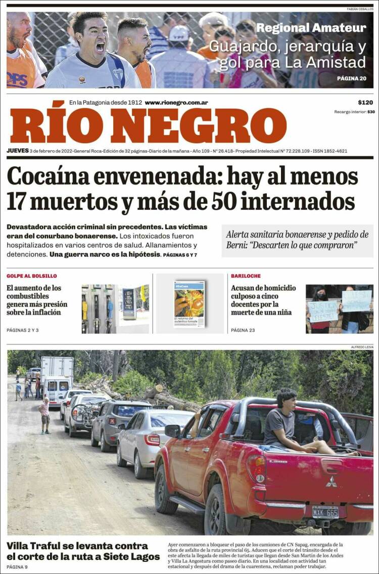 Portada de Rio Negro (Argentina)