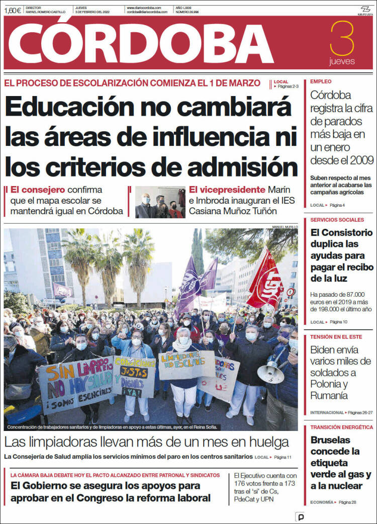 Portada de Diario de Córdoba (Espa&ntilde;a)