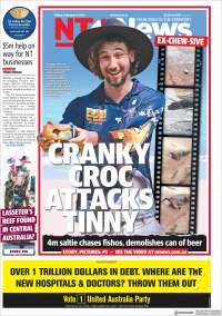 Portada de Northern Territory News (Australia)