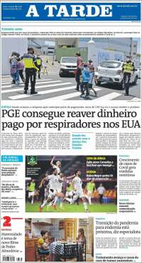 Portada de Diário A Tarde (Brasil)