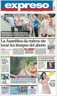 Portada de Expreso (Ecuador)