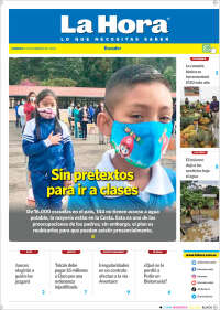 Portada de La Hora - Ecuador (Ecuador)