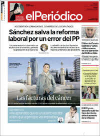 Portada de El Periódico (España)