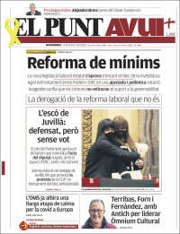 Portada de El Punt Avui (España)