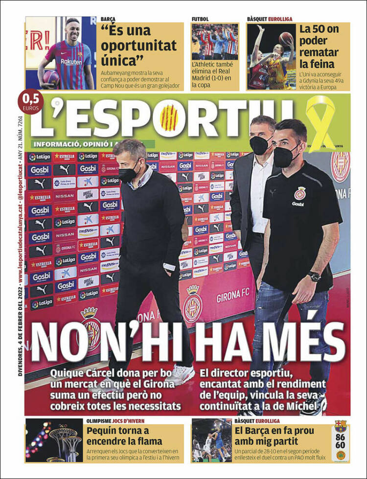 Portada de L'Esportiu : Girona (Espagne)