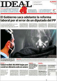 Portada de Ideal Almeria (Espagne)
