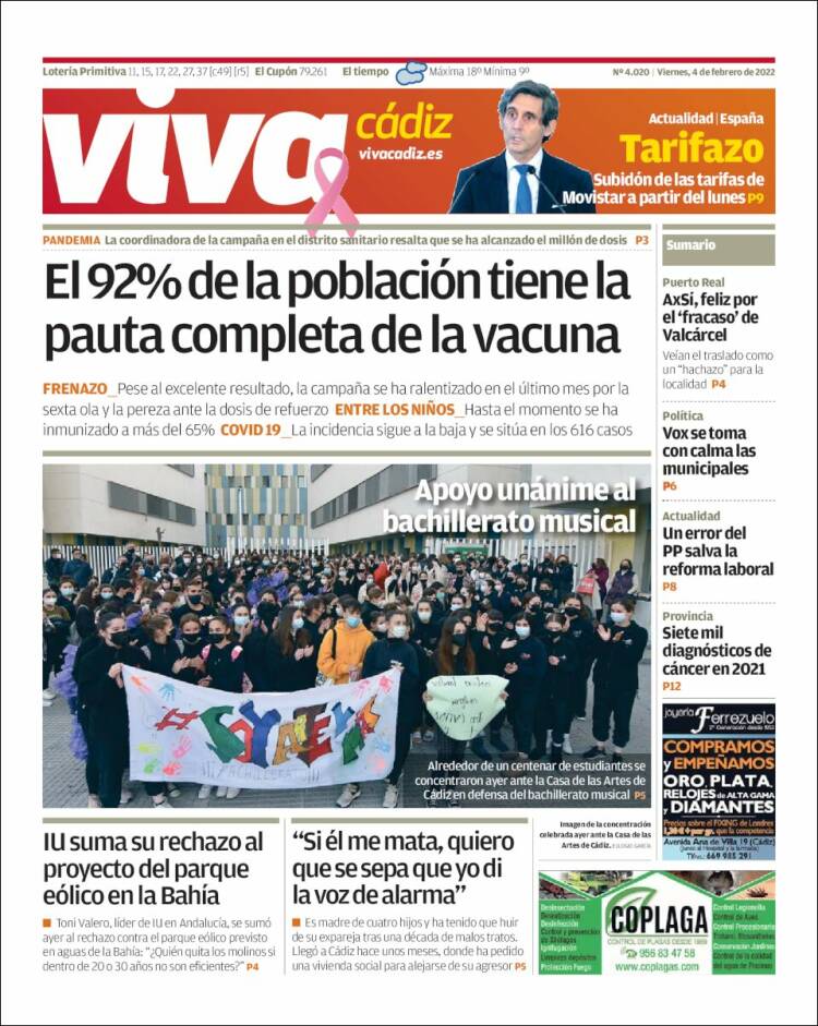 Portada de Información - Cadiz (Espagne)