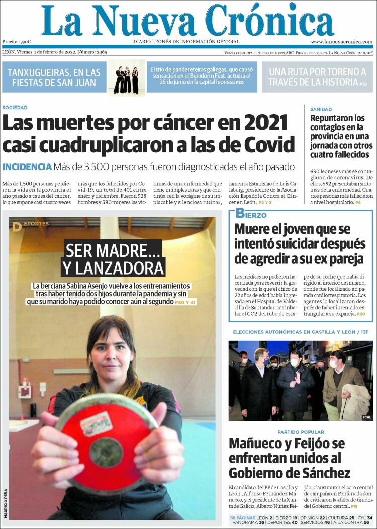 Portada de La Nueva Crónica (Espagne)