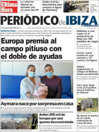 Portada de Periódico de Ibiza (España)