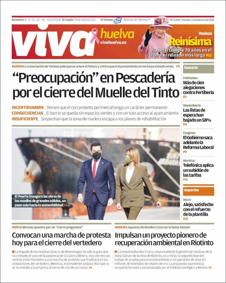 Portada de Viva Huelva (Espagne)