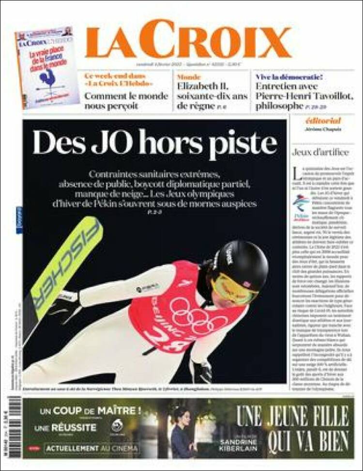 Portada de La Croix (Francia)