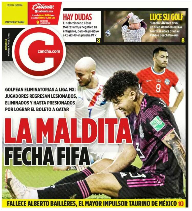Portada de Cancha (M&eacute;xico)