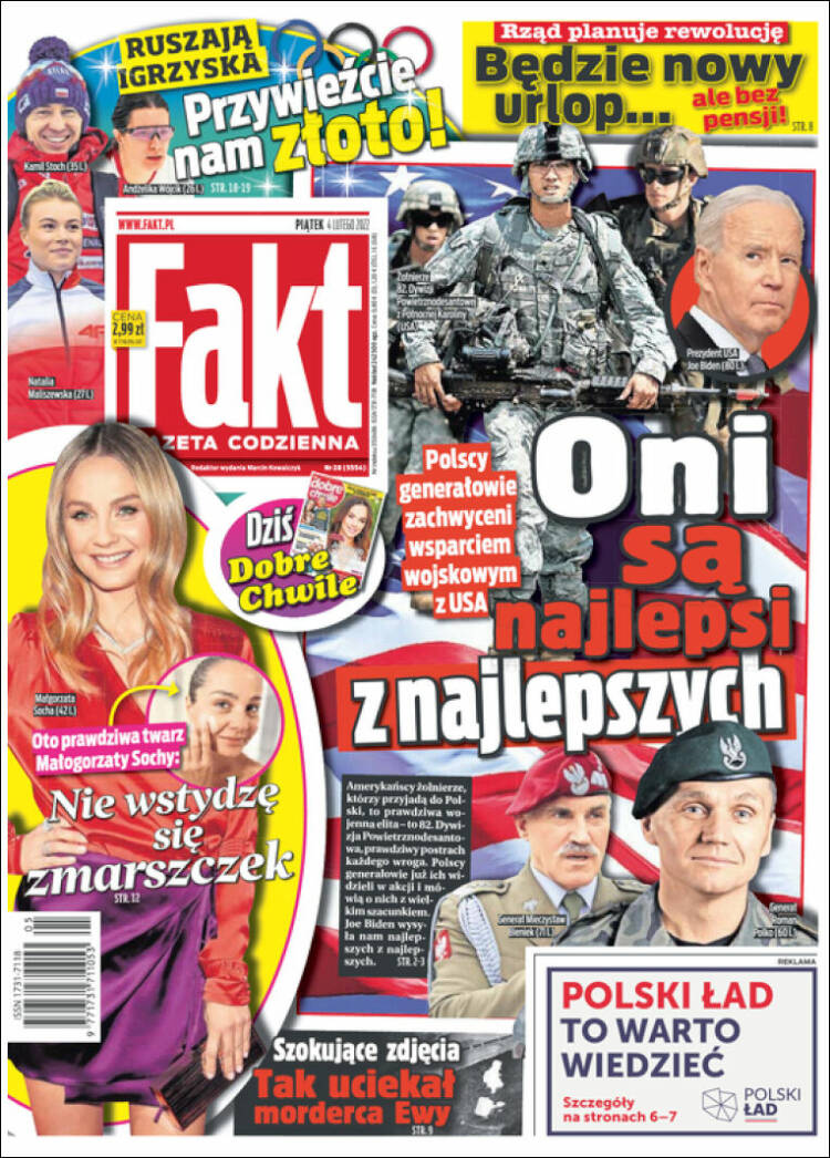Portada de Fakt (Polonia)
