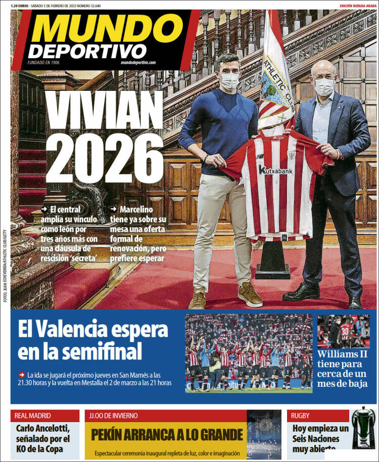 Portada de Mundo Deportivo Bizkaia (Espa&ntilde;a)