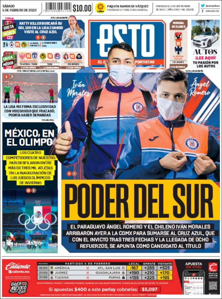 Portada de Esto (M&eacute;xico)