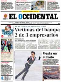 Portada de El Occidental (M&eacute;xico)