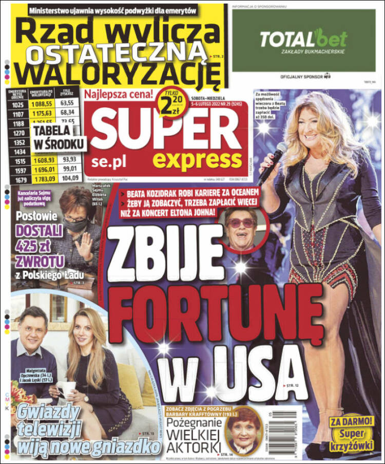 Portada de Super Express (Polonia)