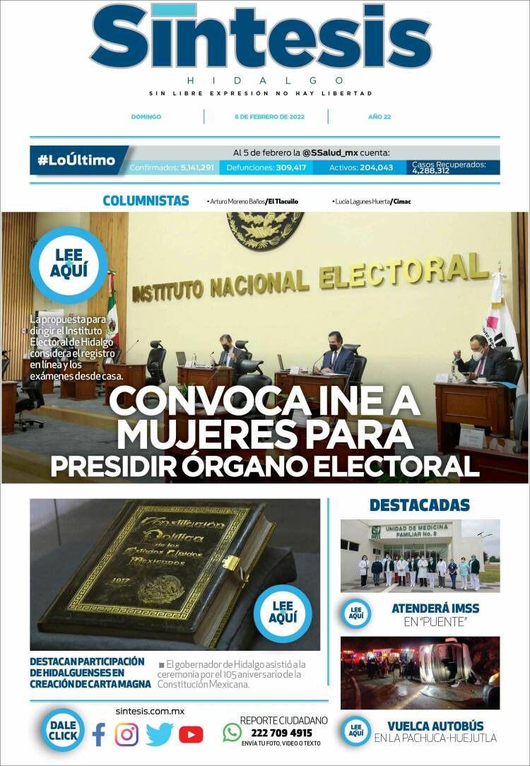 Portada de Sistesis - Hidalgo (México)