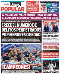 Portada de Diario Popular (Argentina)