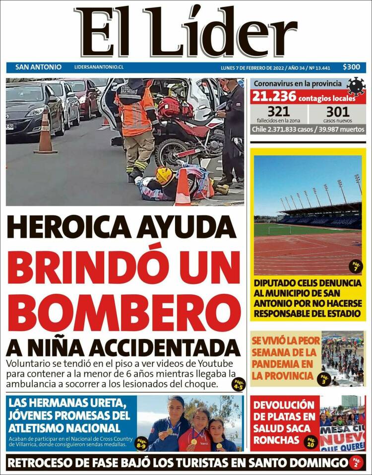 Portada de Lider de San Antonio (Chile)