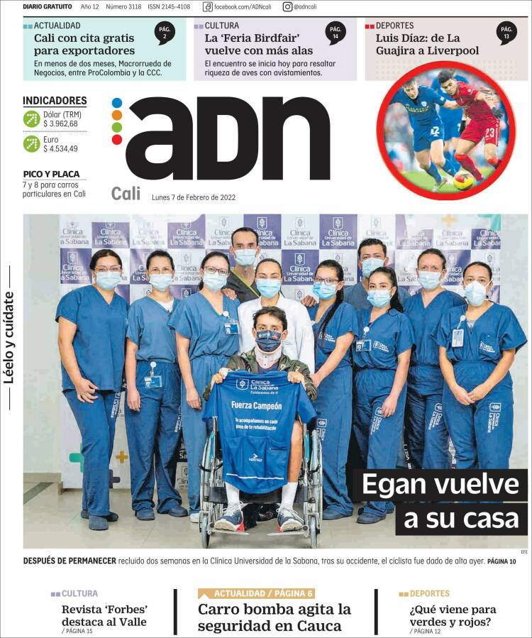 Portada de ADN - Cali (Colombia)