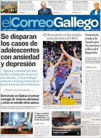 Portada de El Correo Gallego (Espa&ntilde;a)