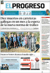 Portada de El Progreso (Espa&ntilde;a)