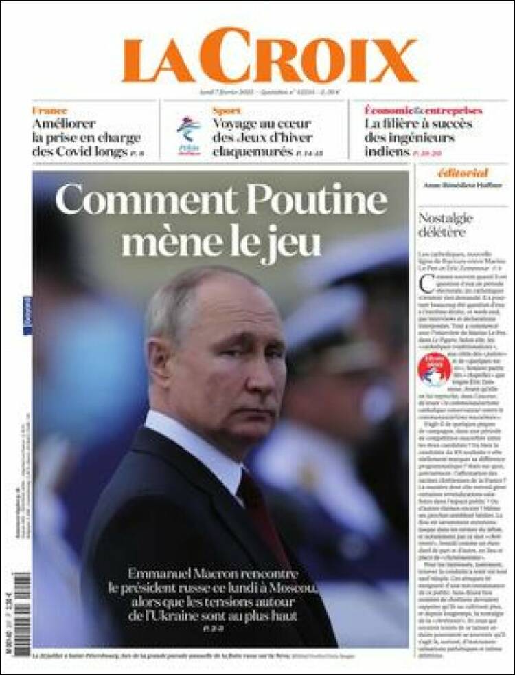 Portada de La Croix (Francia)