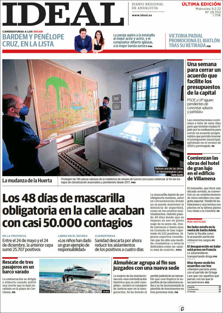 Portada de Ideal (España)