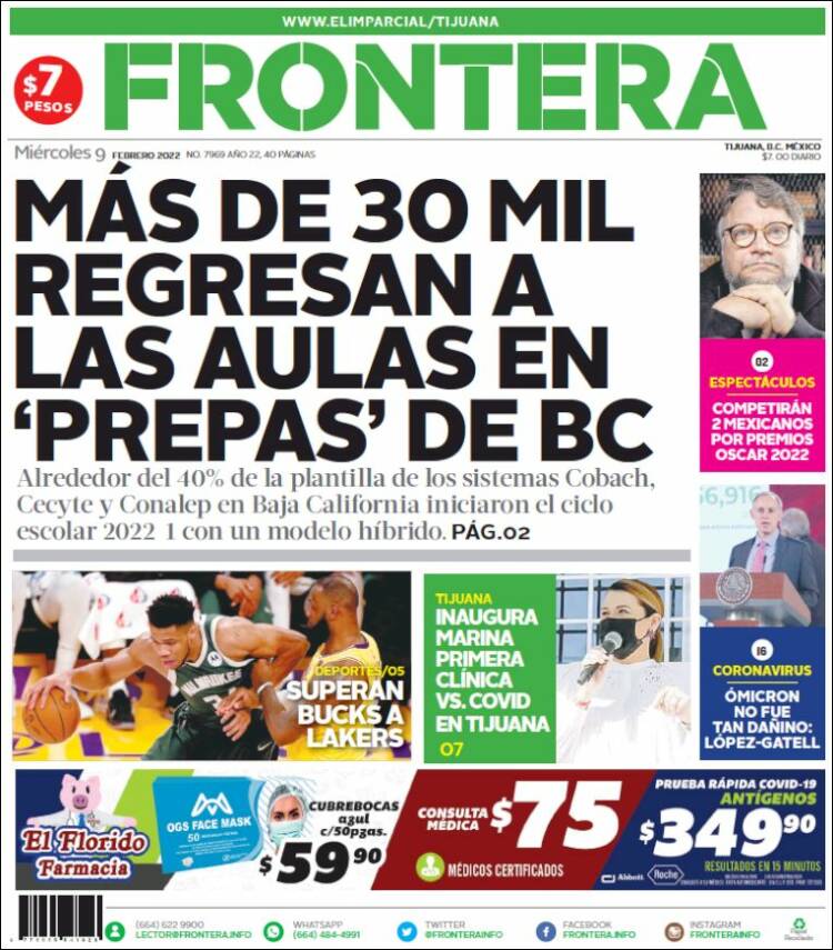 Portada de Frontera (México)