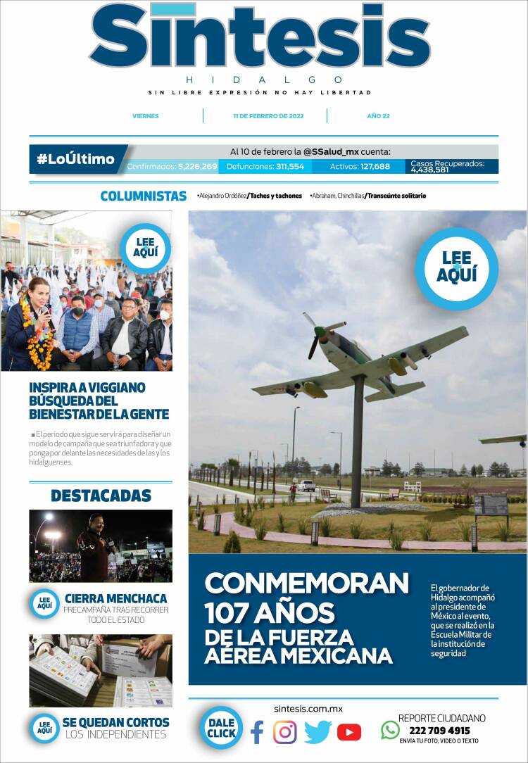 Portada de Sistesis - Hidalgo (M&eacute;xico)