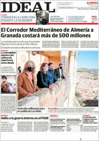Portada de Ideal Almeria (España)
