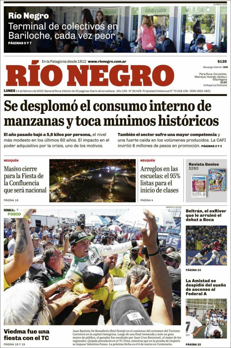 Portada de Rio Negro (Argentina)
