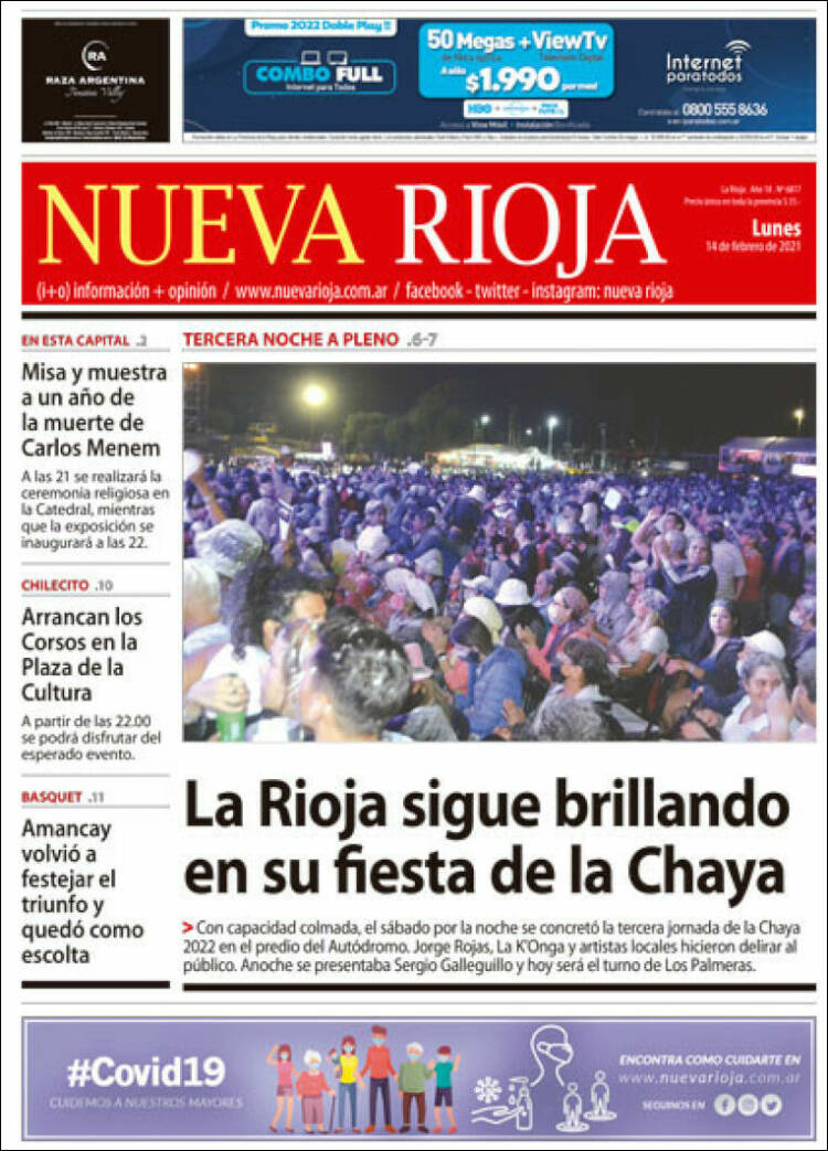 Portada de Nueva Rioja (Argentina)