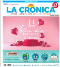 Portada de La Crónica de Baja California (México)