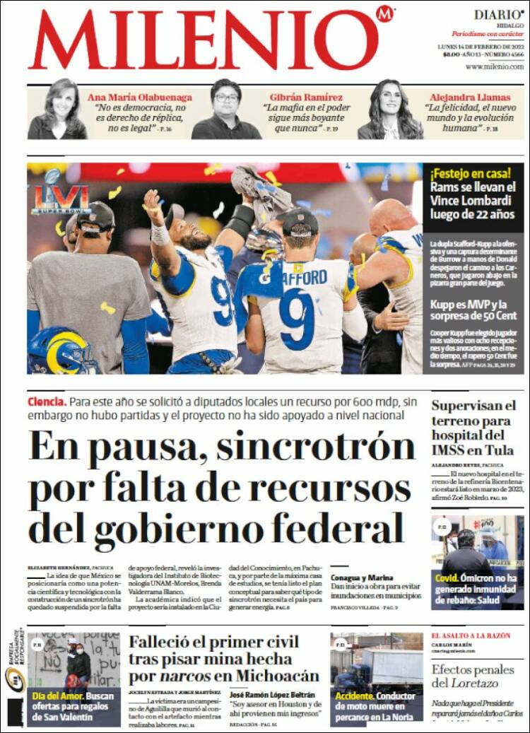 Portada de Milenio de Hidalgo (México)