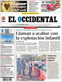 Portada de El Occidental (México)