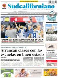 Portada de El Sudcaliforniano (México)