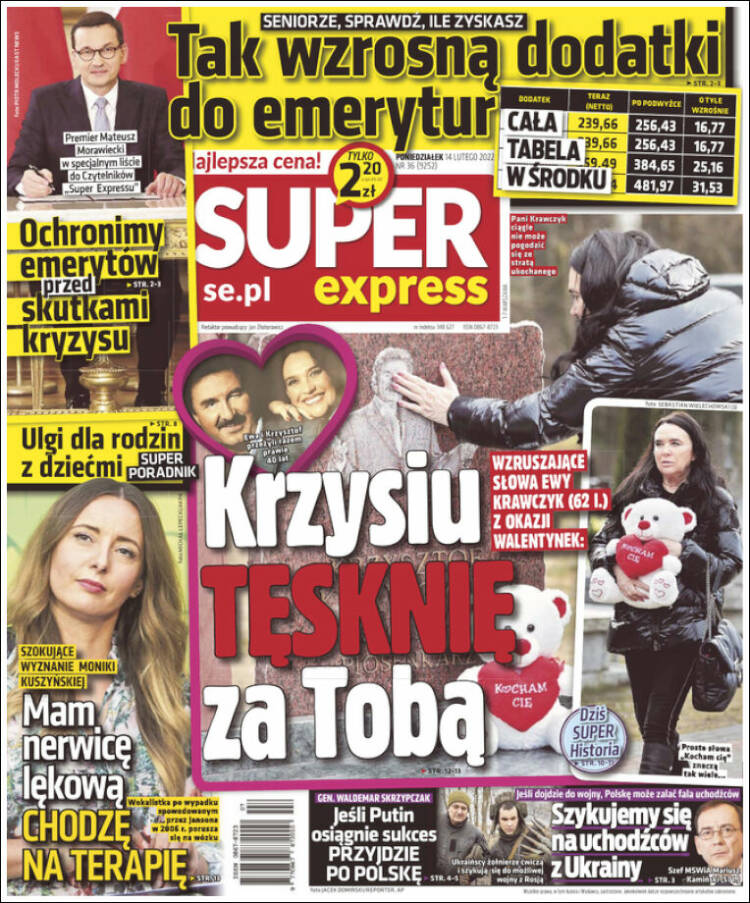 Portada de Super Express (Polonia)
