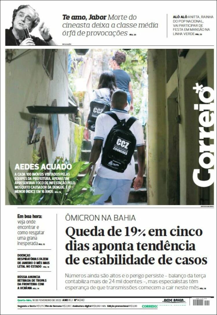Portada de Correio* (Brasil)