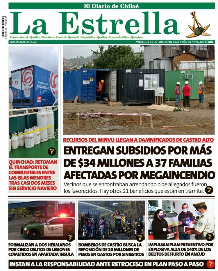 Portada de Estrella de Chiloé (Chile)