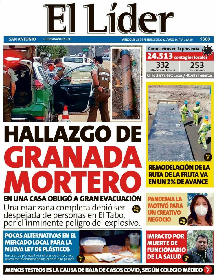 Portada de Lider de San Antonio (Chile)