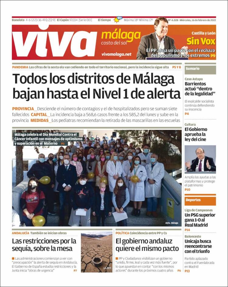 Portada de Viva Málaga (Spain)