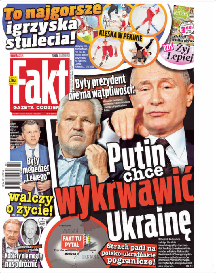 Portada de Fakt (Polonia)