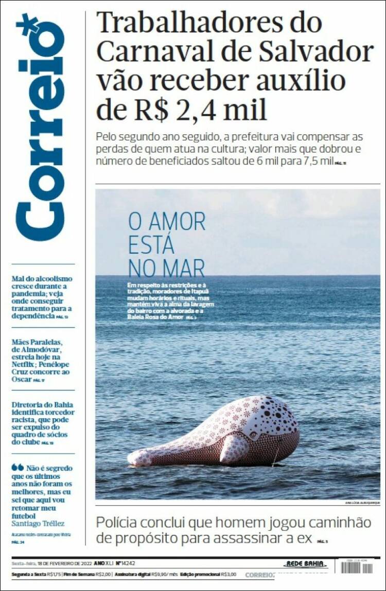 Portada de Correio* (Brasil)